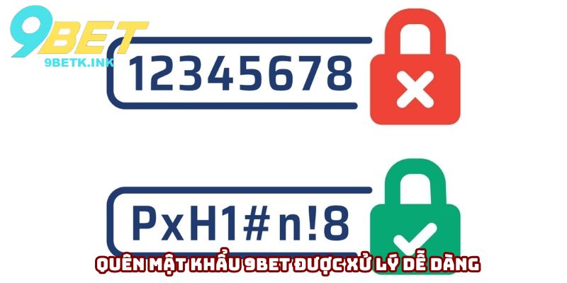 quên mật khẩu 9bet
