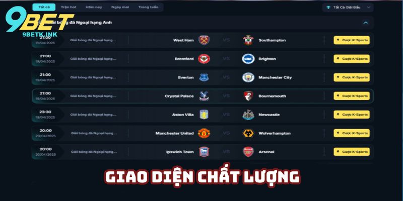Giao diện sân chơi cũng được đầu tư rất chuyên nghiệp và bài bản
